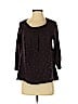 Marc by Marc Jacobs 100% Silk Brown 3/4 Sleeve Silk Top Size XS - photo 1
