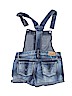 Levi's Solid Blue Overall Shorts Size 12 - photo 2