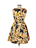 Mcginn 100% Polyester Yellow Cocktail Dress Size 6 - photo 2