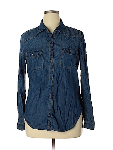 Mudd Long Sleeve Button-Down Shirt (view 1)