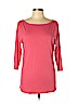 Merona 100% Cotton Pink 3/4 Sleeve T-Shirt Size XL - photo 1
