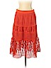 Diane von Furstenberg 100% Polyester Red Casual Skirt Size 12 - photo 1