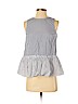J.Crew 100% Cotton Blue Sleeveless Blouse Size S (petite) - photo 1