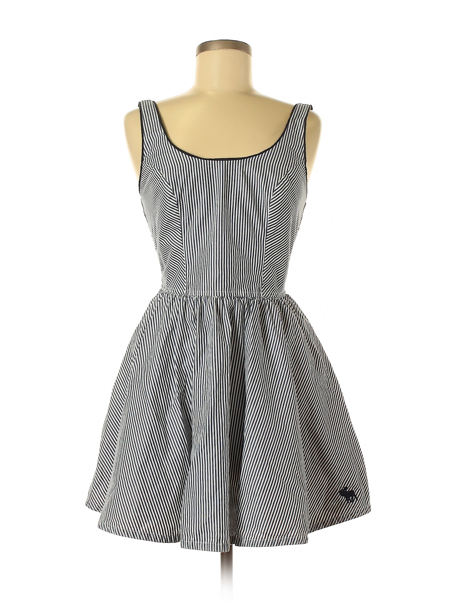 Abercrombie & Fitch Women Blue Casual Dress M | eBay