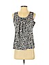 Banana Republic 100% Polyester Black Sleeveless Blouse Size S (petite) - photo 1