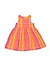 Baby Gap 100% Cotton Plaid Orange Dress Size 18-24 mo - photo 2