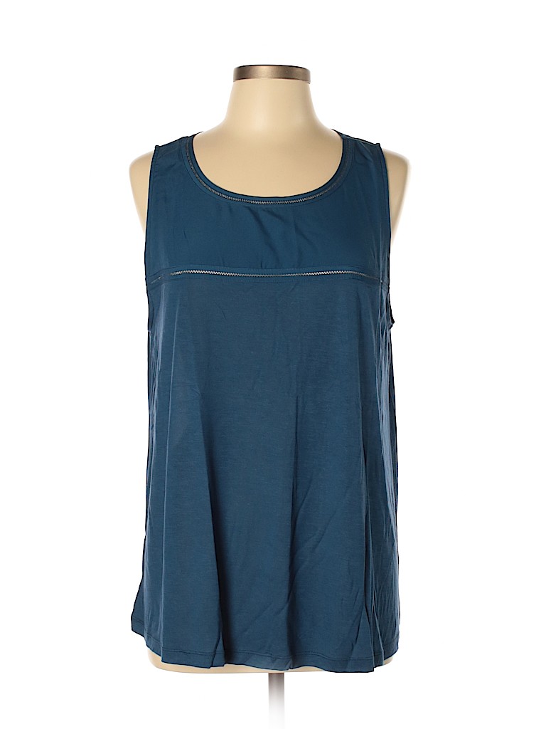Old Navy 100% Polyester Blue Sleeveless Top Size XL - photo 1