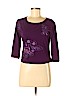West End Purple 3/4 Sleeve Top Size S (petite) - photo 1