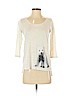 The Limited Ivory 3/4 Sleeve T-Shirt Size XS (petite) - photo 1