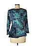 Notations Blue Long Sleeve Top Size M (petite) - photo 2