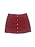 Forever 21 100% Cotton Burgundy Skirt Size 9 - 10 - photo 1
