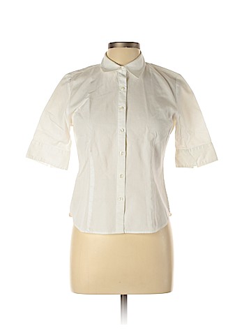 Ann Taylor LOFT 3/4 Sleeve Button-Down Shirt (view 1)