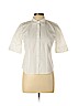 Ann Taylor LOFT 100% Cotton White 3/4 Sleeve Button-Down Shirt Size 10 (petite) - photo 1