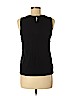 Ann Taylor LOFT 100% Cotton Black Sleeveless Top Size M (petite) - photo 2