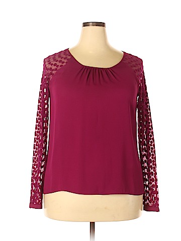 Adrianna Papell Long Sleeve Blouse (view 1)