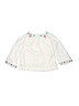 Baby Gap 100% Cotton Ivory 3/4 Sleeve Blouse Size 3 - photo 2