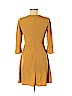 Assorted Brands 100% Polyester Yellow Casual Dress Size S - photo 2