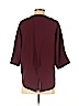 Banana Republic 100% Polyester Burgundy 3/4 Sleeve Blouse Size XS - photo 2
