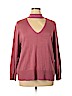 89th & Madison Pink Pullover Sweater Size 1X - photo 1