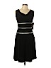 Donna Ricco Black Casual Dress Size 6 (petite) - photo 1
