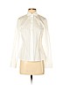 BOSS by HUGO BOSS White Long Sleeve Button-Down Shirt Size 4 (petite) - photo 1