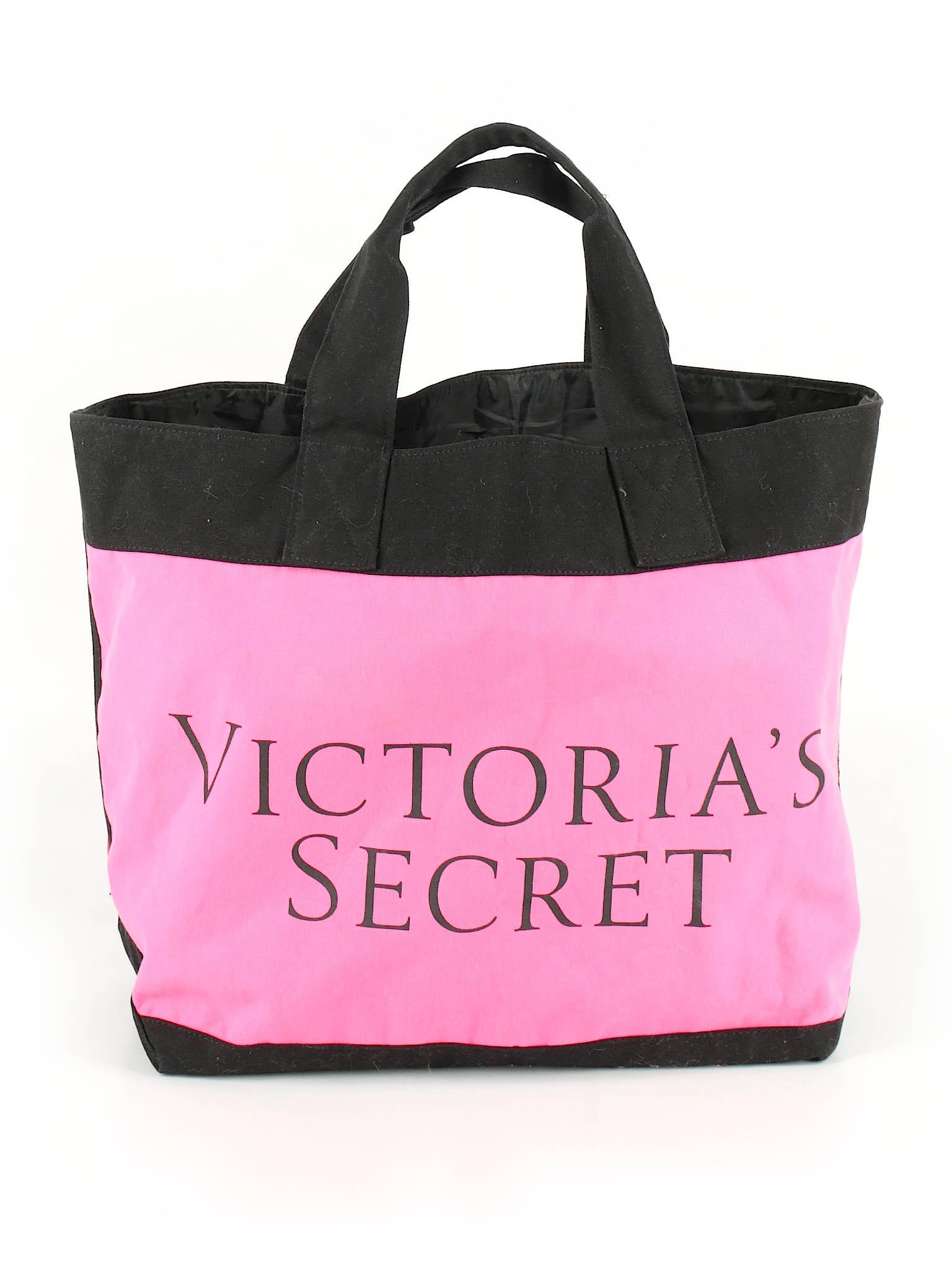 Victoria's Secret Graphic Color Block Solid Pink Tote One Size - 78% ...