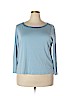 Talbots Blue Long Sleeve Top Size 2X (petite) - photo 1
