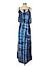 Diva Collection Blue Casual Dress Size S - photo 2