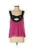 Diane von Furstenberg 100% Silk Pink Sleeveless Silk Top Size 2 - photo 1