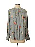 Ann Taylor LOFT Outlet 100% Rayon Blue Long Sleeve Blouse Size S - photo 1