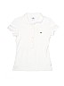 Lacoste 100% Cotton White Short Sleeve Polo Size 34CM - photo 1