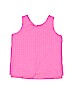 The Children's Place 100% Polyester Solid Pink Sleeveless Blouse Size 7/8 - photo 1