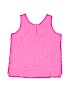 The Children's Place 100% Polyester Solid Pink Sleeveless Blouse Size 7/8 - photo 2
