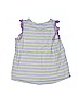 Crewcuts 100% Cotton Stripes Purple Sleeveless Top Size 10 - photo 2