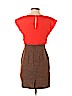 Ann Taylor LOFT 100% Polyester Orange Casual Dress Size 00 (petite) - photo 2