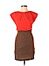 Ann Taylor LOFT 100% Polyester Orange Casual Dress Size 00 (petite) - photo 1