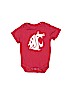 Garb 100% Cotton Red Short Sleeve Onesie Size 0-3 mo - photo 1