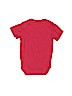 Garb 100% Cotton Red Short Sleeve Onesie Size 0-3 mo - photo 2