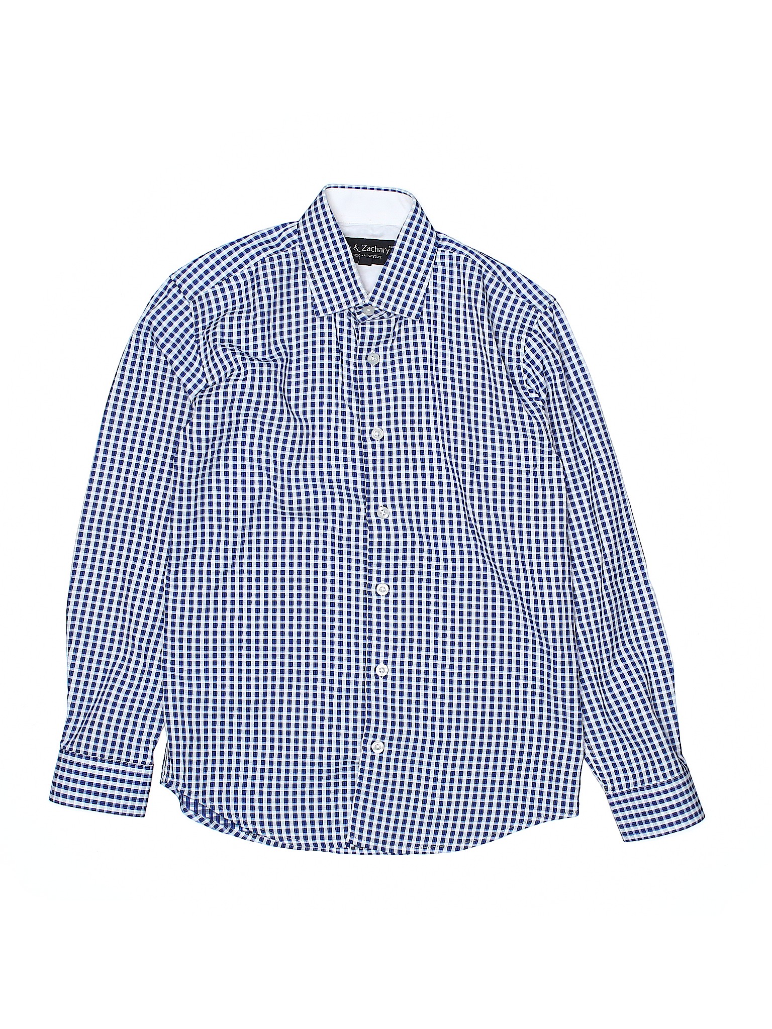 Assorted Brands Boys Blue Long Sleeve Button-Down Shirt 12 | eBay