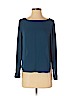 Ann Taylor LOFT 100% Polyester Teal Long Sleeve Blouse Size XS (petite) - photo 1