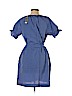 Ann Taylor LOFT 100% Cotton Blue Casual Dress Size L (petite) - photo 2