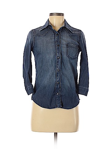 Juicy Couture 3/4 Sleeve Button-Down Shirt (view 1)