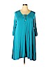 Boutique + Blue Casual Dress Size 1X - photo 1