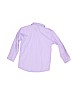 TFW Purple 3/4 Sleeve Button-Down Shirt Size 7 - photo 2