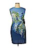 Apt. 9 Blue Casual Dress Size L (petite) - photo 1