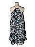 Ann Taylor LOFT 100% Polyester Blue Casual Dress Size L - photo 2