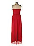 Badgley Mischka 100% Polyester Red Cocktail Dress Size 14 - photo 2