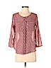 Papermoon 100% Polyester Pink 3/4 Sleeve Blouse Size XS (petite) - photo 1