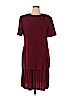 Leslie Fay Burgundy Casual Dress Size 16 - photo 1