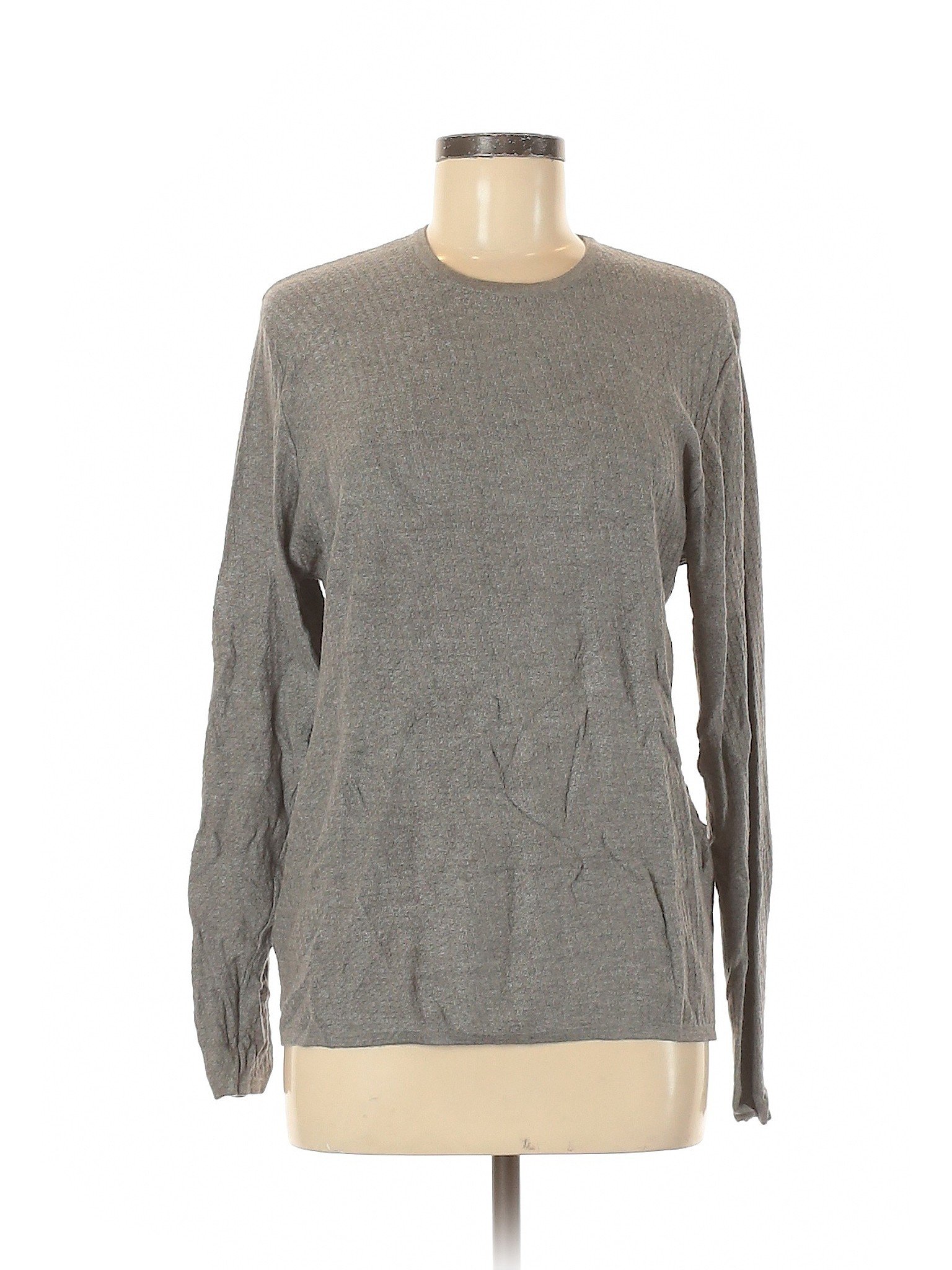 Zara Women Gray Pullover Sweater L | eBay